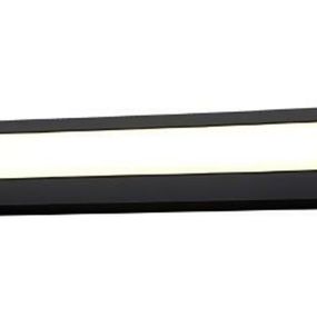 LED Koupelnové nástěnné svítidlo AZzardo Dali 45 4000K black AZ2893 12W 1440lm 4000K IP44 45cm černé