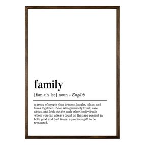 Plagát 50x70 cm Family – Wallity