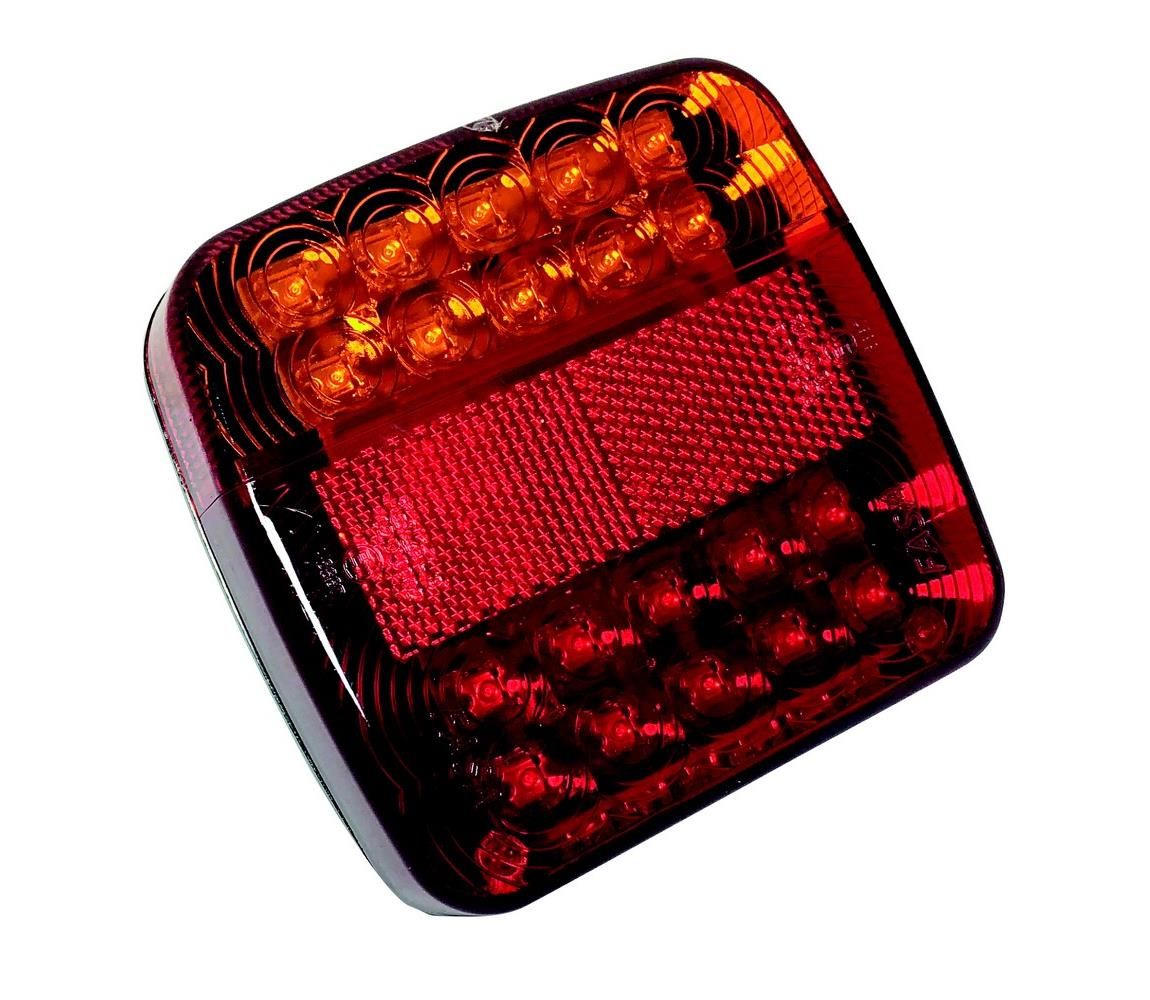 LED Pozičné svietidlo MULTI LED/1,5W/12V IP67 červená/oranžová