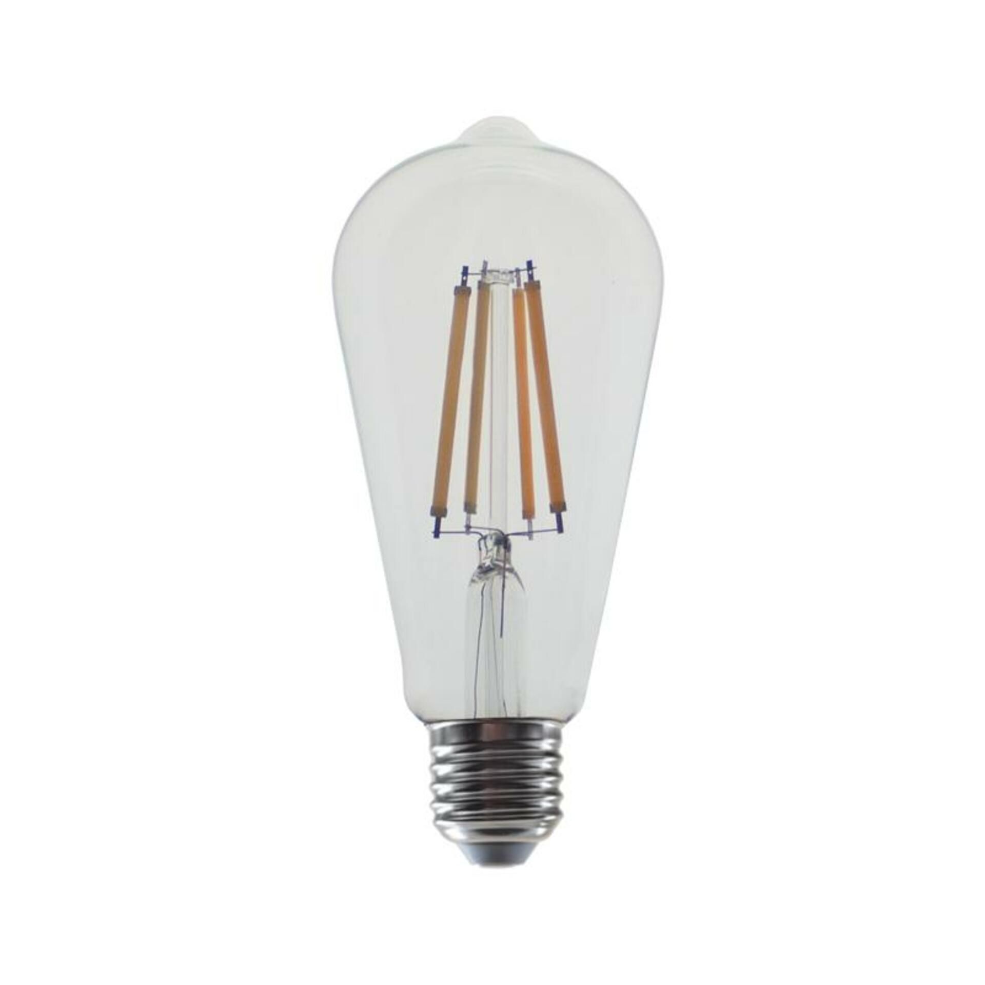 ACA Lighting LED FILAMENT E27 ST64 10W 4000K 230V 1260lm RA80 CONDI10NW