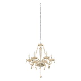 Eglo Chandeliers 39092 BASILANO luster 6xE14 koňak