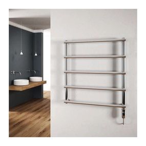 Cordivari Laura Electric - Radiátor 1300x530 mm s ručným zapnutím / vypnutím, leštená nerez 3581570400005