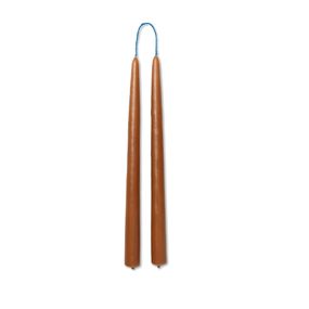 ferm LIVING Sviečka Dipped Candles Amber - set 2 ks