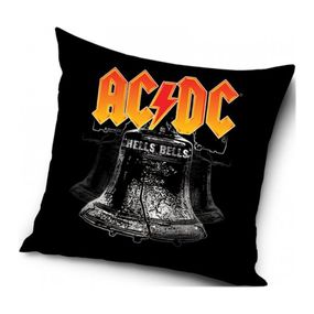 Carbotex · Obliečka na vankúš AC/DC - motív Hells Bells - 40 x 40 cm