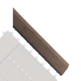 G21 Přechodová lišta G21 Indický teak pro WPC dlaždice, 38,5 x 7,5 cm rohová (pravá) G21-63910062