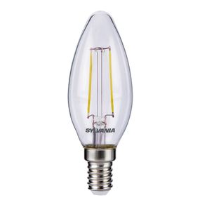 Sylvania LED žiarovka E14 ToLEDo filamentová 2, 5W 827 číra, E14, 2.5W, Energialuokka: F, P: 9.7 cm