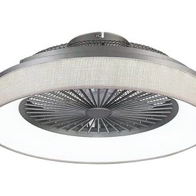 RABALUX 5420 Benicio stropné svietidlo s ventilátorom LED D525mm 35W/1050lm 3000-6000K šedá, biela, stmievateľné, diaľkový ovládač