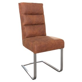 Estila Štýlová komfortná jedálenská stolička Comfort Vintage svetlo hnedá