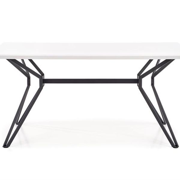 Halmar PASCAL stôl biela - čierna