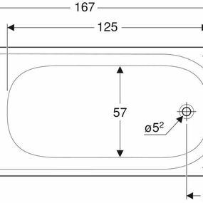 Geberit Soana 180 x 80 cm 554.015.01.1