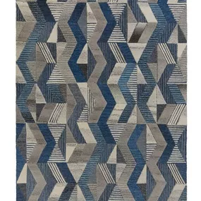 Flair Rugs koberce Kusový koberec Moda Asher Blue - 160x230 cm