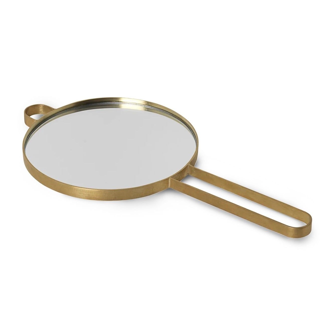 ferm LIVING Zrkadlo Poise Brass