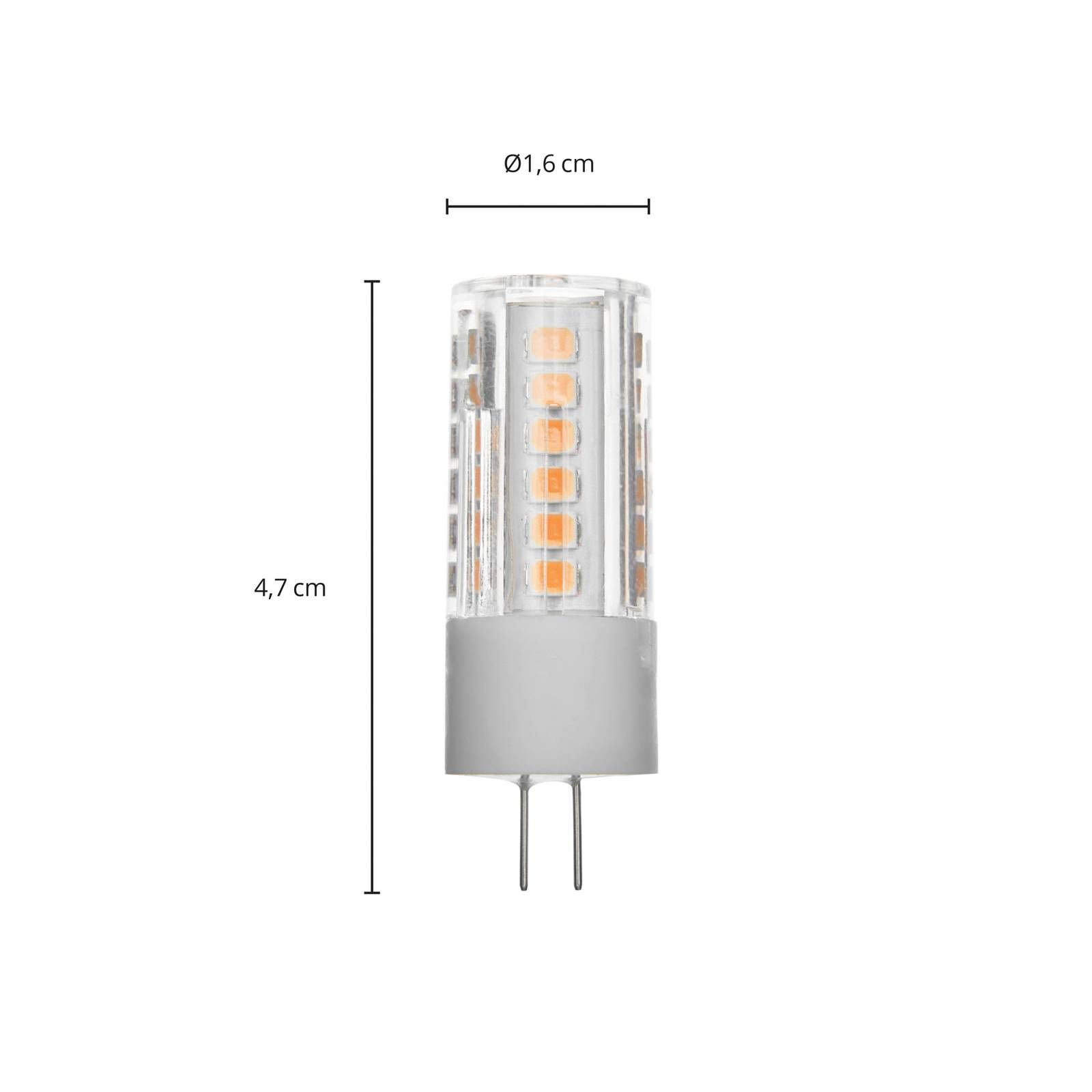 Arcchio LED s kolíkovou päticou G4 3, 4W 2 700K 3ks, G4, 3.4W, Energialuokka: E, P: 4.7 cm