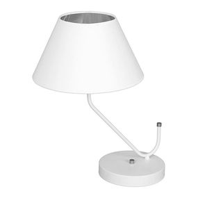 Stolná lampa VICTORIA 1xE27/60W/230V biela