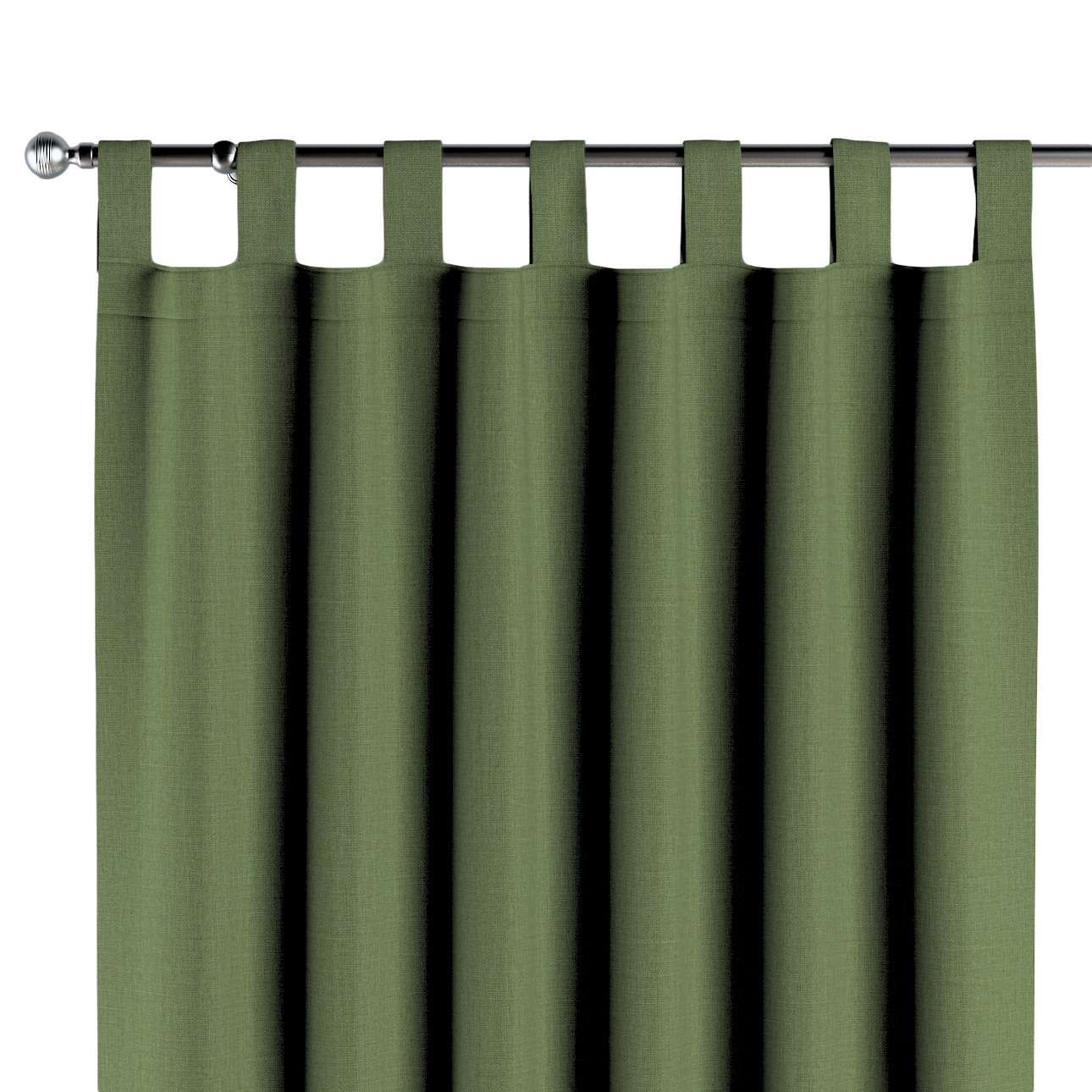 Dekoria Záves zatemňujúci na pútkach, zelená štruktúra, 1szt 140 × 260 cm, Blackout 300 cm, 269-15