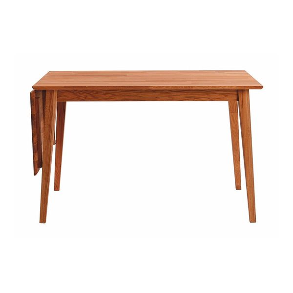 Prírodný sklápací dubový jedálenský stôl Rowico Mimi, 120 x 80 cm
