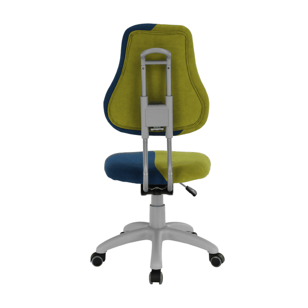 Rastúca otočná stolička, zelená/modrá/sivá, RAIDON