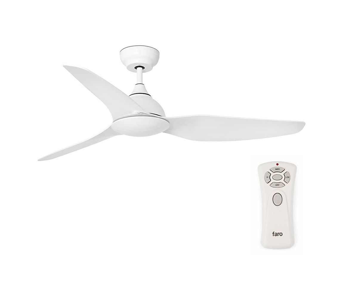 FARO 33770 - Stropný ventilátor SIOUX s diaľkovým ovládačom IP44