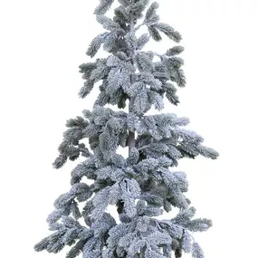 Zasnežený vianočný stromček v jute Fleur Fir Snow - 125cm
