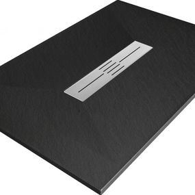 MEXEN - Toro sprchová vanička obdĺžniková SMC 110x70 cm, čierna 43707011