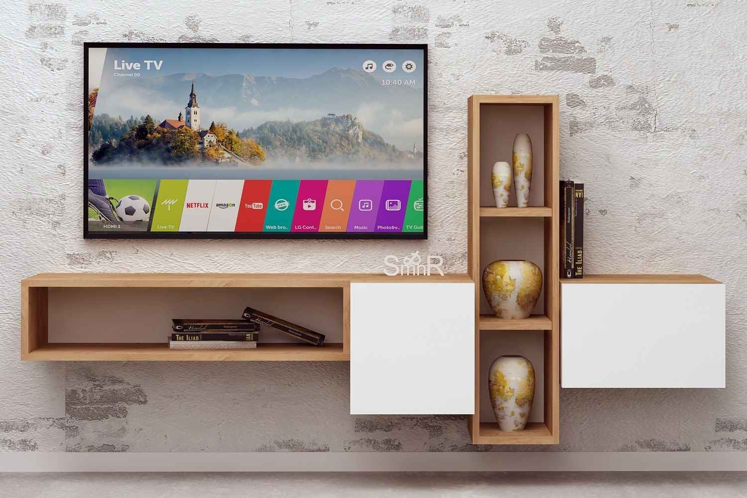 Sofahouse Dizajnová TV zostava Jalessa vzor dub