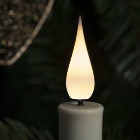 Konstsmide Christmas LED žiarovky stromček bezdrôtové biela 3D 12dielne, plast, 0.6W, K: 10cm