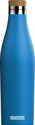 Sigg Dvojstenná fľaša na vodu z nehrdzavejúcej ocele Meridian, modrá, 0,5 l 8999.30
