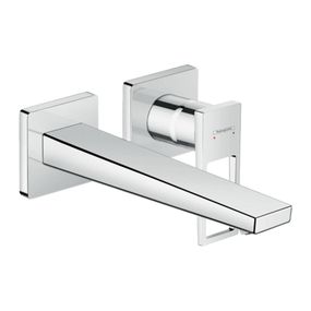 Hansgrohe Metropol - Páková umývadlová batéria so strmeňovou rukoväťou pod omietku, montáž na stenu, s výtokom 225 mm, chróm 74526000