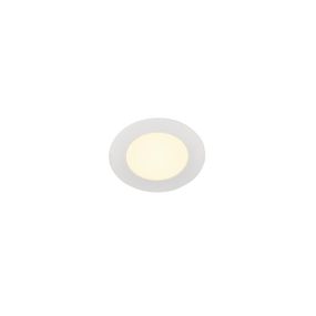 Stropné svietidlo SLV SENSER 12 Indoor, stropné vstavané LED svietidlo kruhové, bílé, 3000K 1003008