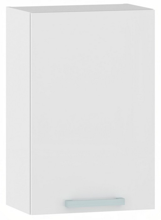 Horná kuchynská skrinka One EH45, pravá, biely lesk, šírka 45 cm