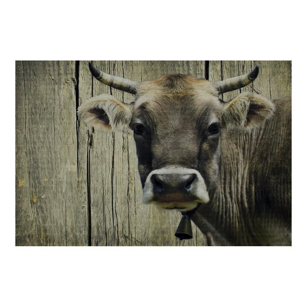 Rohožka s motívom švajčiarskej kravy - 75 * 50 * 1cm