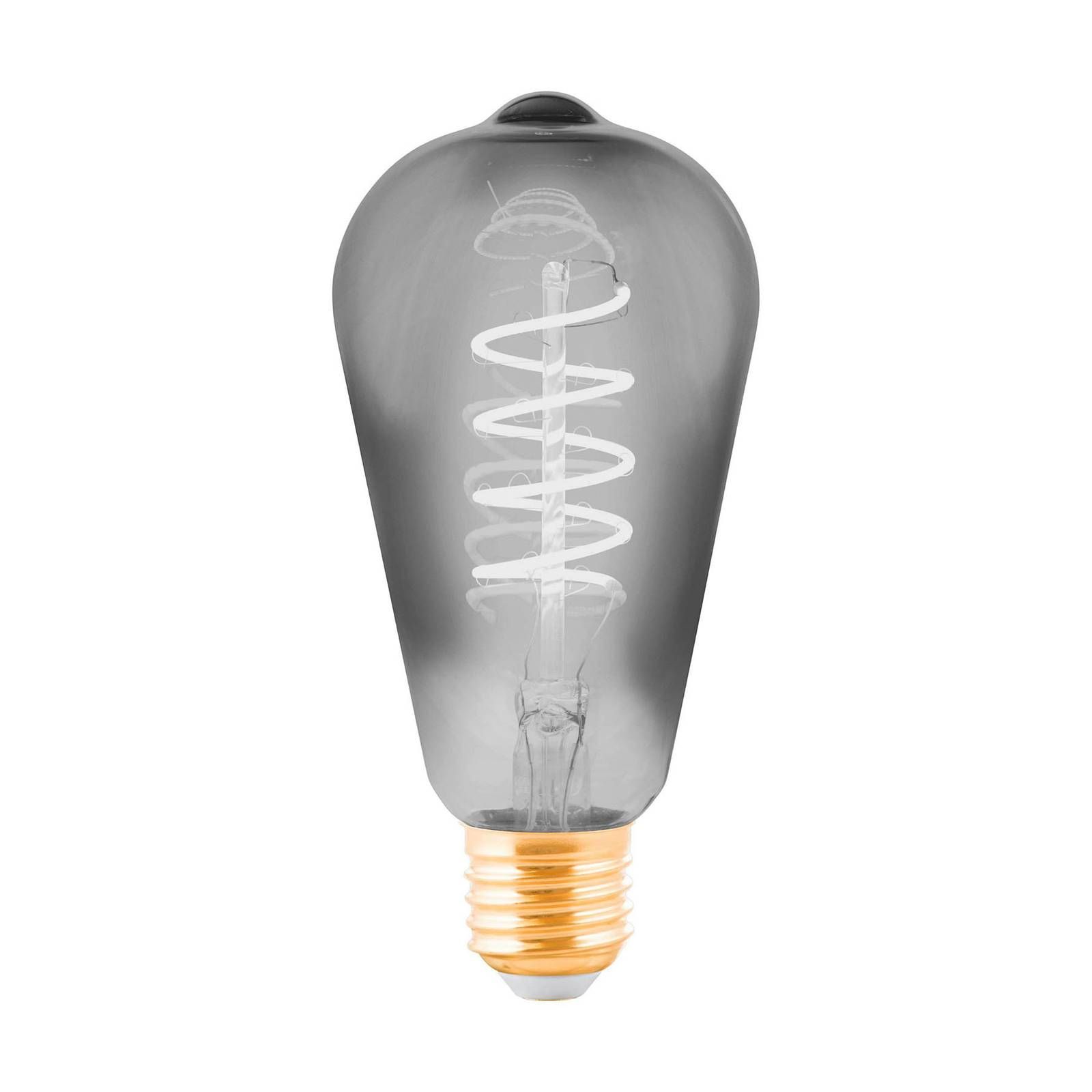 EGLO LED žiarovka E27 4W Rustika čierno-priehľadná, E27, 4W, P: 14 cm