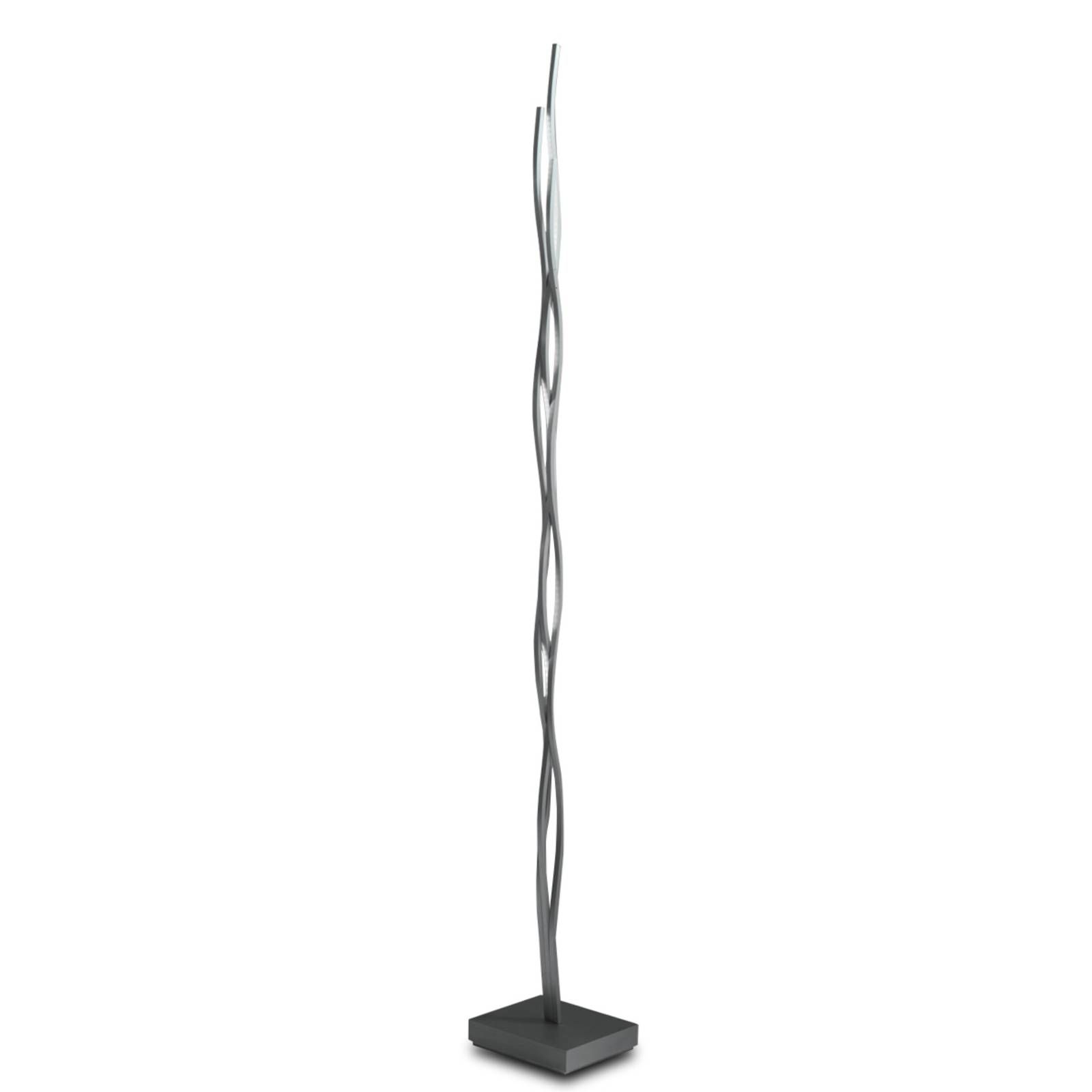 Escale Silk dizajnérska stojaca LED lampa, Obývacia izba / jedáleň, hliník, 26.4W, K: 175cm