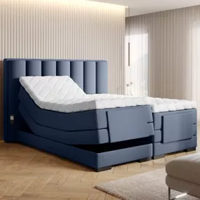 Elektrická polohovacia boxspringová posteľ VERONA Eltap Gojo 40 - modrá