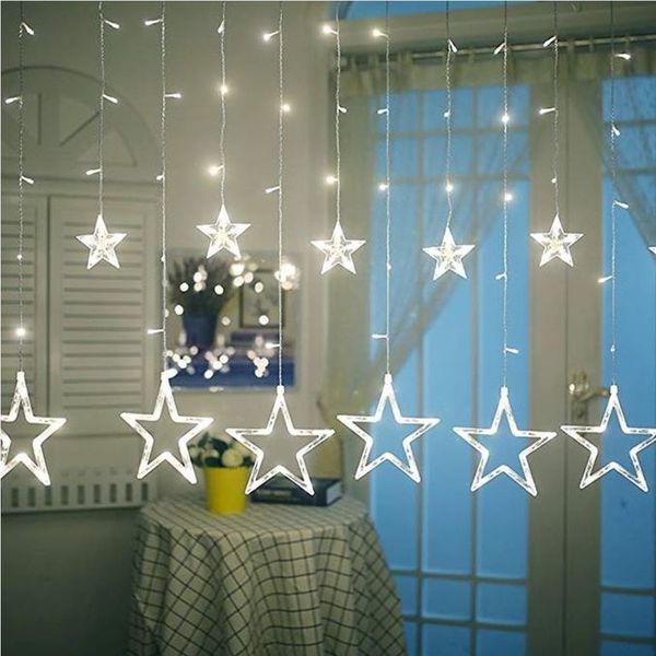 VOLTRONIC 59575 Vianočná dekorácia - svietiace hviezdy - 150 LED studená biela