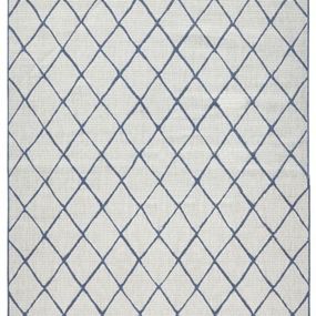NORTHRUGS - Hanse Home koberce Kusový koberec Twin-Wendeteppiche 103119 blau creme - 200x290 cm