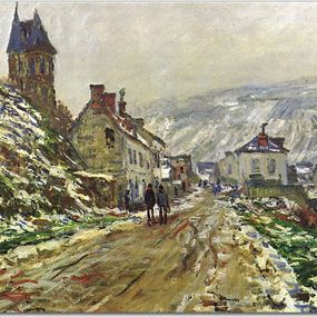 The Road in Vetheuil in Winter Obraz Claude Monet - zs17759