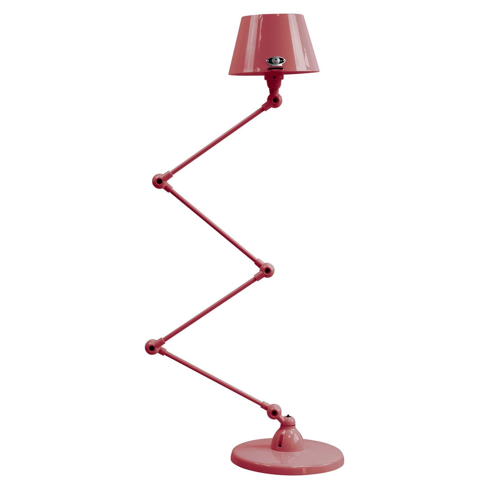 Jieldé Aicler AID433 stojaca lampa 4x30 cm burgund, Obývacia izba / jedáleň, hliník, oceľ, E14, 25W, K: 132cm