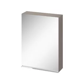 CERSANIT - Zrkadlová skrinka VIRGO 60 sivý dub s chrómovými úchytmi S522-015