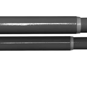 Garniža dvojradová Lory 120-230 cm, čierny nikel