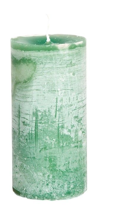 Sviečka LARS Emerald Green, Ø7xV15 cm