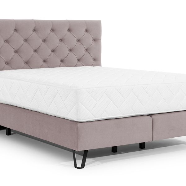 Čalúnená manželská posteľ Canara 160 - svetloružová