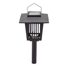 Aigostar-LED Solárna lampa s lapačom hmyzu 0,03W/1,2V 55,2cm čierna 6500K IP44