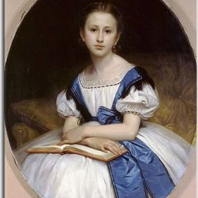Portrait of Mlle Brissac zs17427 - obraz