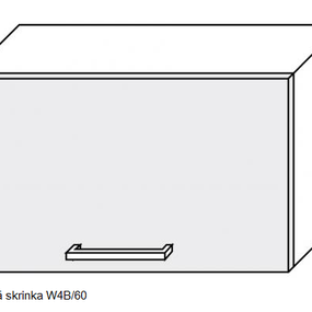 ArtExt Kuchynská linka Quantum Kuchyňa: Horná skrinka W4B/60 / (ŠxVxH) 60 x 36 x 30 - 32,5 cm