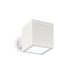 Exteriérové nástenné svietidlo Ideal lux 144276 SNIF SQUARE AP1 BIANCO 1xG9 40W biela IP44