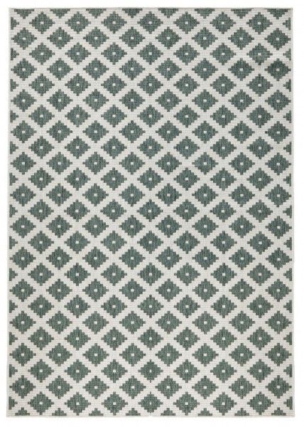 NORTHRUGS - Hanse Home koberce Kusový koberec Twin-Wendeteppiche 103125 grün creme - 200x290 cm