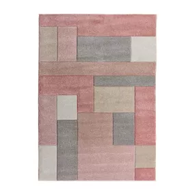 Ružovo-sivý koberec Flair Rugs Cosmos, 120 × 170 cm