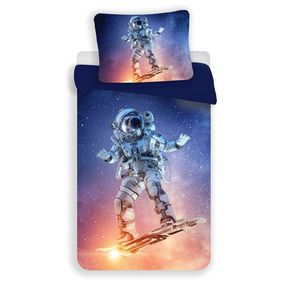  3D obliečky 140x200 + 70x90 - Astronaut