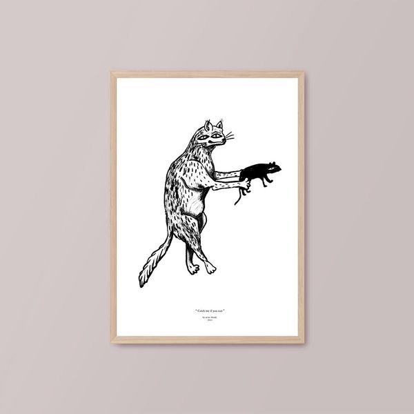 Debaluga Print Funny animals - 420mm x 594mm - A2